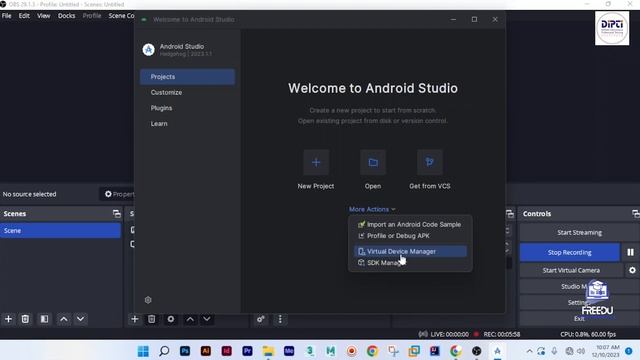 Android Studio Installation || 2023 || DIPTI || FreEdu смотреть онлайн