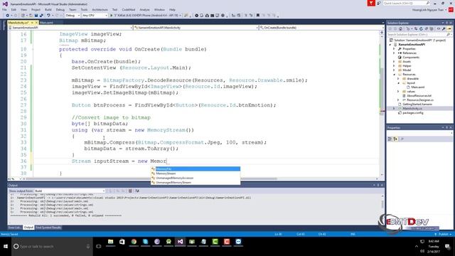 Xamarin Android Tutorial - Microsoft Cognitive Emotion смотреть онлайн