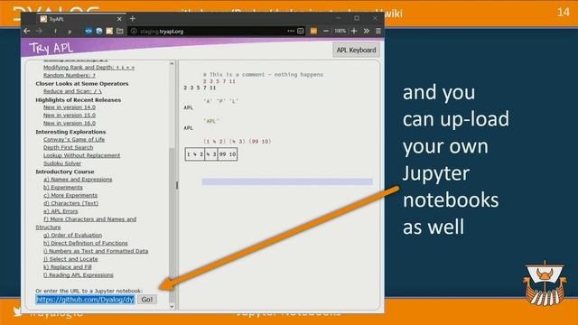 Dyalog '18: Jupyter Notebooks смотреть онлайн