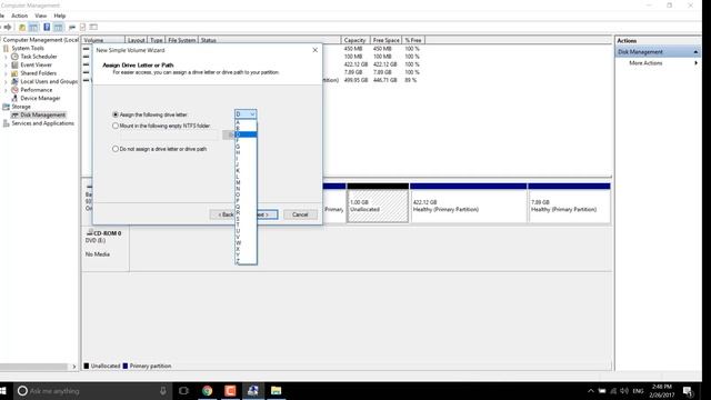 Windows10 Disk Management Tutorial смотреть онлайн