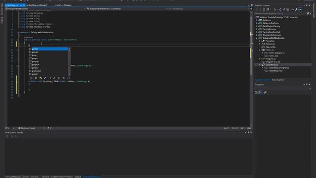 Visual c# работа с Windows Form. Создание и тюнинг ) смотреть онлайн