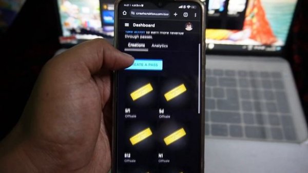 How to make passes on mobile roblox 2024 - Create roblox gamepass item - Android or iphone tutorial