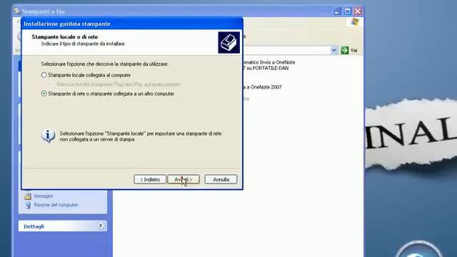 Installare Stampante Rete Windows XP смотреть онлайн
