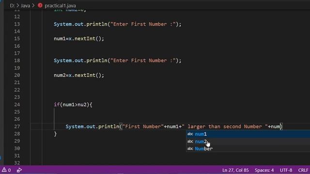 Java Practical Tutorial | NVQ 5 in ICT | HNDIT | University | in Tamil | Part ~ 1 смотреть онлайн