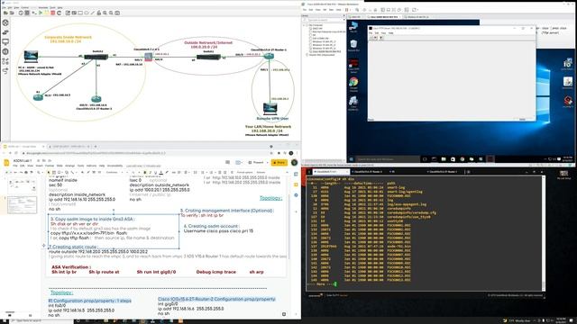 Cisco ASDM Lab Set Up inside the Gns3 | Networking with Neaz Arefin Anu | Bangla смотреть онлайн