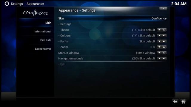 Xunity Eclipse - Xbmc Appearance