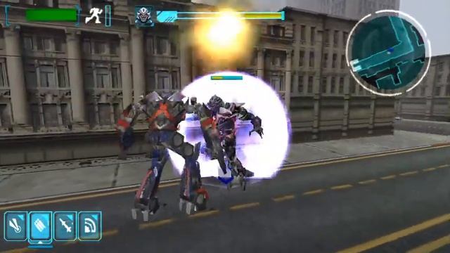 Transformers: The Game Campaign PSP Mission 18: Center City Showdown