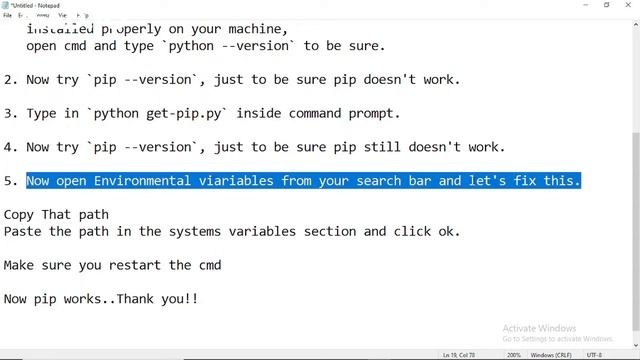 'pip' is not recognized as an internal or external command,operable program or batch file. смотреть онлайн