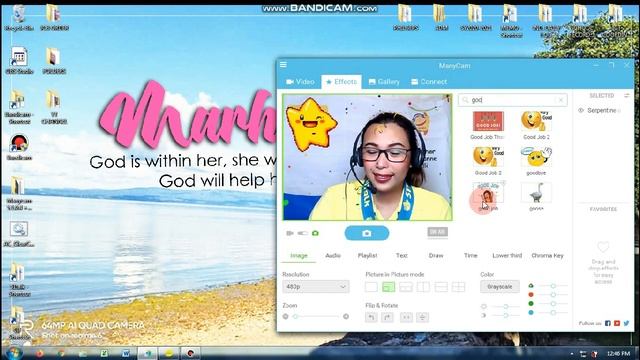 HOW TO ADD EFFECTS ON STUDENT'S CAM | ManyCam Tutorial смотреть онлайн