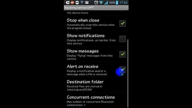 Where can we find the files transferred via Bluetooth on Android смотреть онлайн