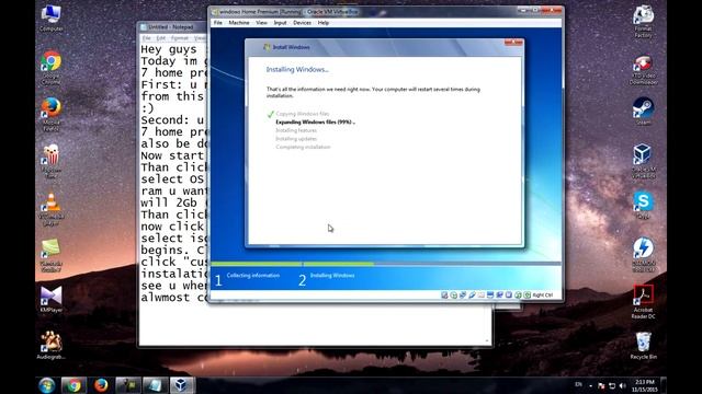 How to install Windows 7 Home Premium on Virtual Machine смотреть онлайн