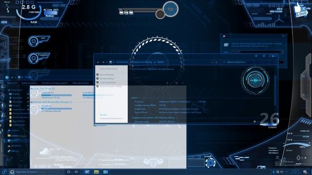 Jarvis Background With Jarvis System Windows 10