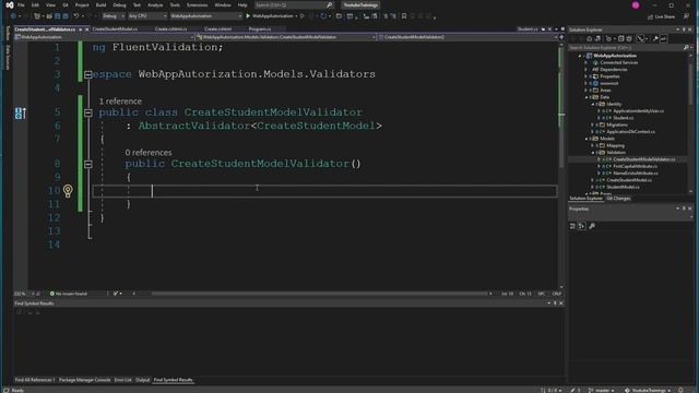 c# .Net Core валидация данных на форме с помощью библиотеки Fluent Validation смотреть онлайн