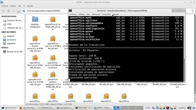 Curso Fedora.Instalar openoffice en fedora xfce 22 al 27. Video 4.3 смотреть онлайн