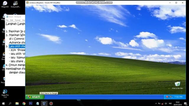 SHARING DATA WINDOWS XP - WINDOWS 10 (VIRTUAL) смотреть онлайн