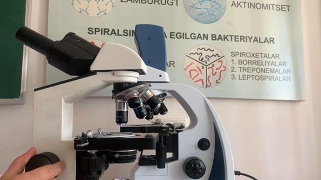 Работа с микроскопом