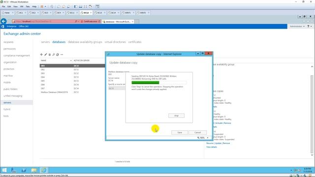 Updating Mailbox Database Copies in Exchange 2016 смотреть онлайн