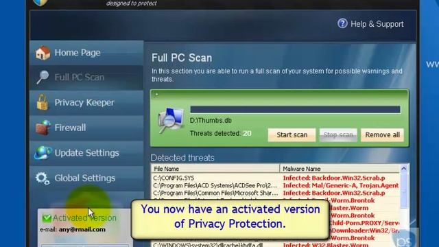 "Privacy Protection" Virus Removal With Serial Code смотреть онлайн