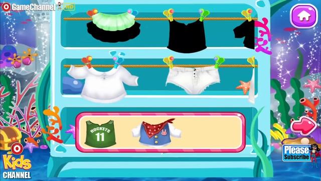 Mermaid Babies Fun House Clean "Casual Games" Android Gameplay Video смотреть онлайн