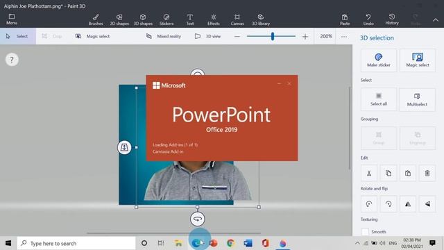 How to Remove Background of a Picture using Paint 3D Malayalam | Remove Background of Picture смотреть онлайн