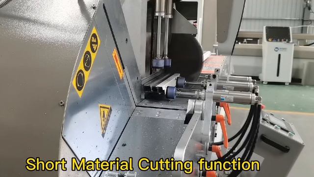 CNC Double Mitre Cutting Saw for Aluminum window door with printing function смотреть онлайн