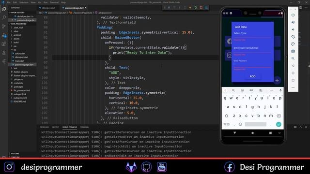 Coding A Flutter Password Manager For Myself ! смотреть онлайн