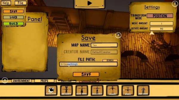 Bendy and the Map Maker | How to save the map