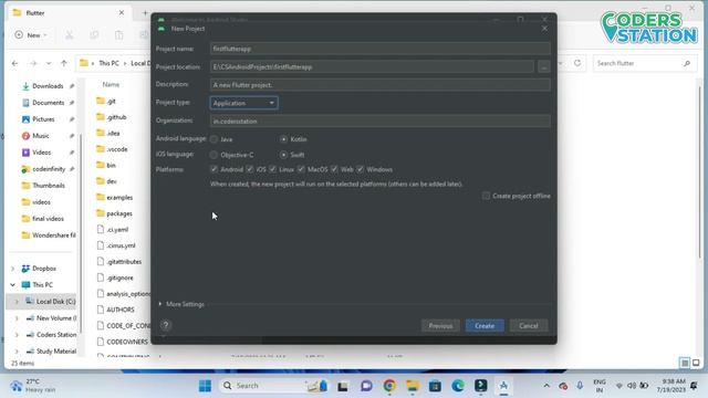 How to build and run flutter app in Android Studio | Creating first Flutter app in Android Studio смотреть онлайн