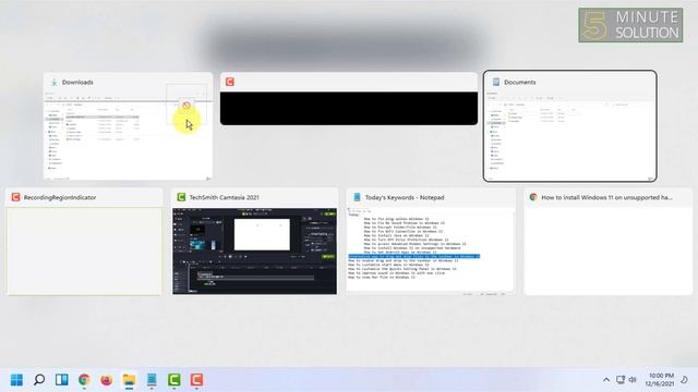 Alternative way to drag and drop files to the taskbar in Windows 11 смотреть онлайн