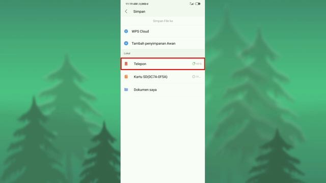 Cara menyimpan dokumen wps office di penyimpanan perangkat hp android смотреть онлайн