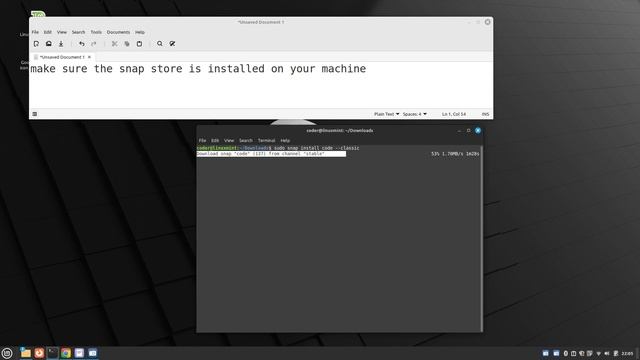 how to install VSCode linux Mint смотреть онлайн