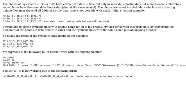 Create symbolic link recursively for pictures with unique filename altough timestamp is not enough смотреть онлайн