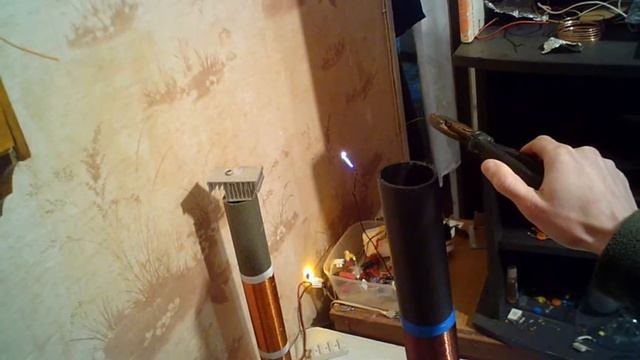 48 метров 1,2 мм провода катушка с колебательным контуром на первичной смотреть онлайн