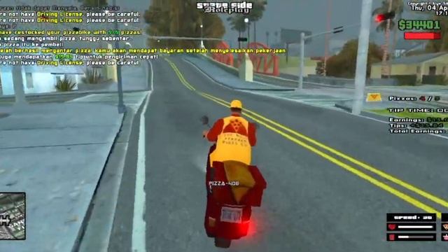 STATE SIDE - PERTAMA KALI JADI PENGANTAR MAKANAN - GTA SAMP ROLEPLAY