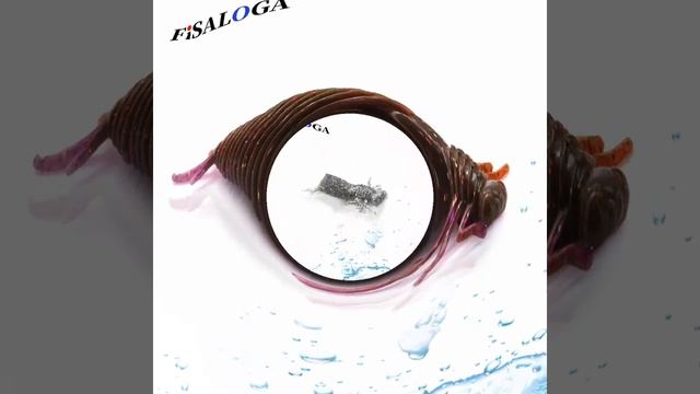 FiSALOGA Soft Bait Larva 55mm 1.2g 10Pcs/Set смотреть онлайн