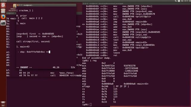 (보안프로젝트 공개강의) GDB 분석 실습 1 смотреть онлайн