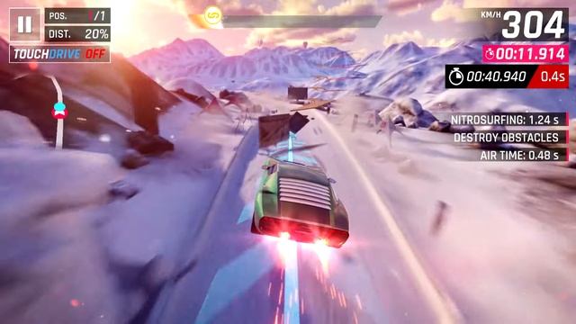 Asphalt 9 | Lamborghini Miura Looper Prix | R2 40.843 1* | Snow Vault смотреть онлайн