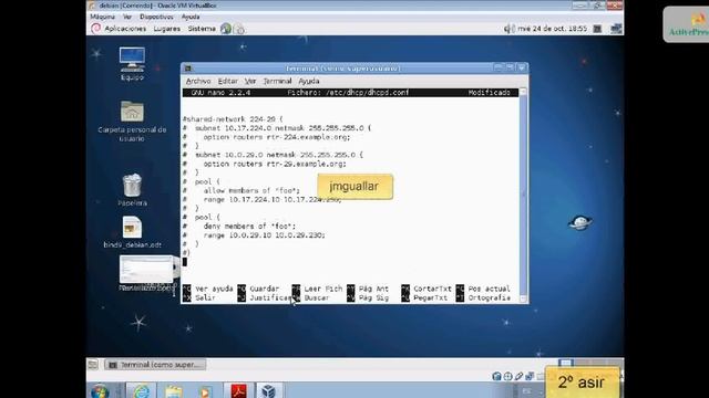 Debian - Configurar un servidor DHCP (parte 2/3) смотреть онлайн