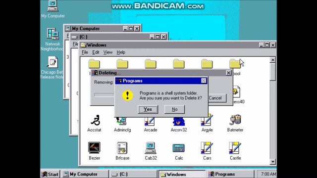 Destroying Windows Chicago Build 122 on real virtual machine смотреть онлайн