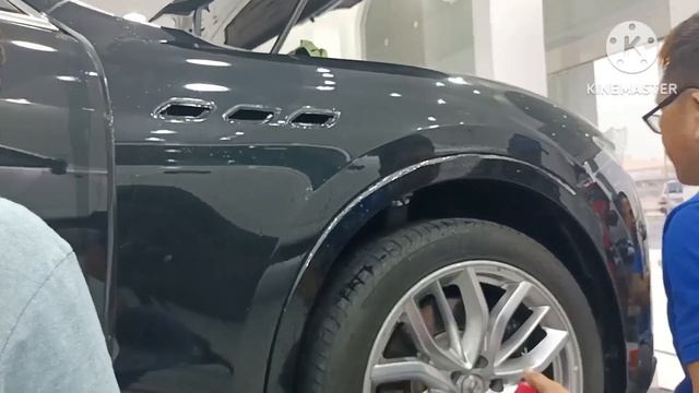 INSTALLING PROTECTION FILM ON (MASERATI GTS) смотреть онлайн
