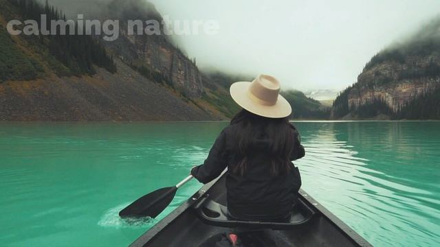 ROWING BOAT IN THE LAKE. MOST RELAXING VIDEO ON YOUTUBE смотреть онлайн