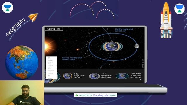Tides - Oceanography for UPSC CSE/IAS 2021/2022 | Crack UPSC CSE/IAS English | Mohan K смотреть онлайн