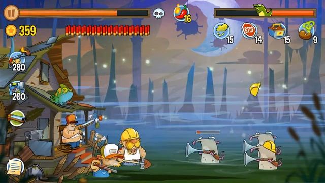 Swamp Attack - Hard Mode. Episode 10 Level 23 Gameplay Android Walkthrough