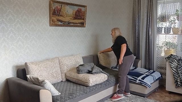 Принимаю поздравления. Пришли накидки на диван. смотреть онлайн