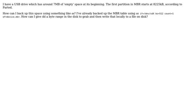 Unix & Linux: Backup 'empty' parts of disk drive смотреть онлайн