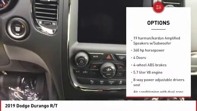 2019 Dodge Durango R/T New 19210 смотреть онлайн