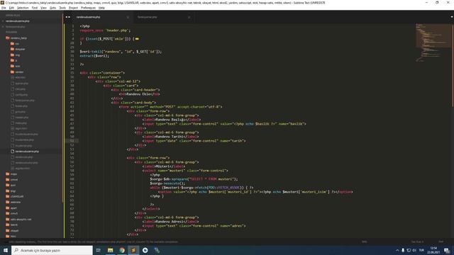 #10 Randevu Düzenleme Sayfası Yapımı смотреть онлайн