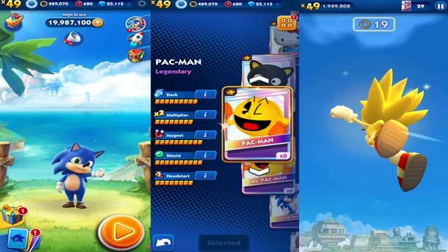 Baby Sonic 🆚 Pacman 🆚 Super Sonic Vs All Bosses Zazz Eggman All Characters Unlocked