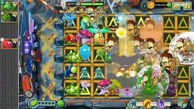 PvZ 2 10.8.1 - All New Plants Max Level Power Up vs Caves Brickhead Zombie смотреть онлайн