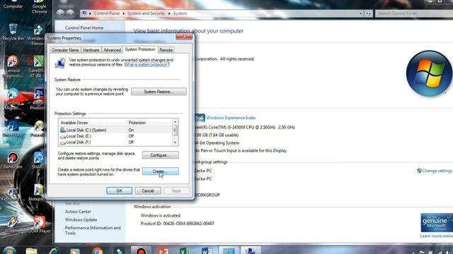 Cara membuat system RESTORE POINT (mengembalikan windows yg suatu saat error ke windows yg normal) смотреть онлайн